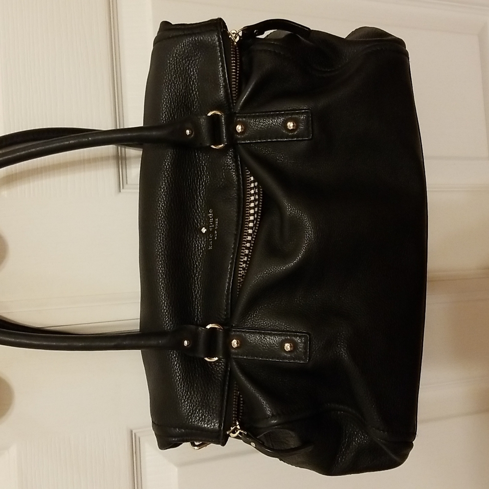 Kate spade black leather purse